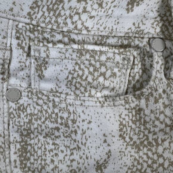 Paige Denim Hoxton Ankle Jeans Sonoran Snake Print Tan/Cream Size 27 - Picture 6 of 12